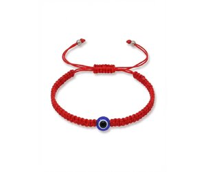 Bracciale Uomo Filo Rosso Portafortuna – Amuleto Contro Il Malocchio, Realizzato In Spagna Con Nylon E Argento, Astuccio Incluso - 3