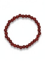 Cinnabar Bracelet Elastic 6mm Beads