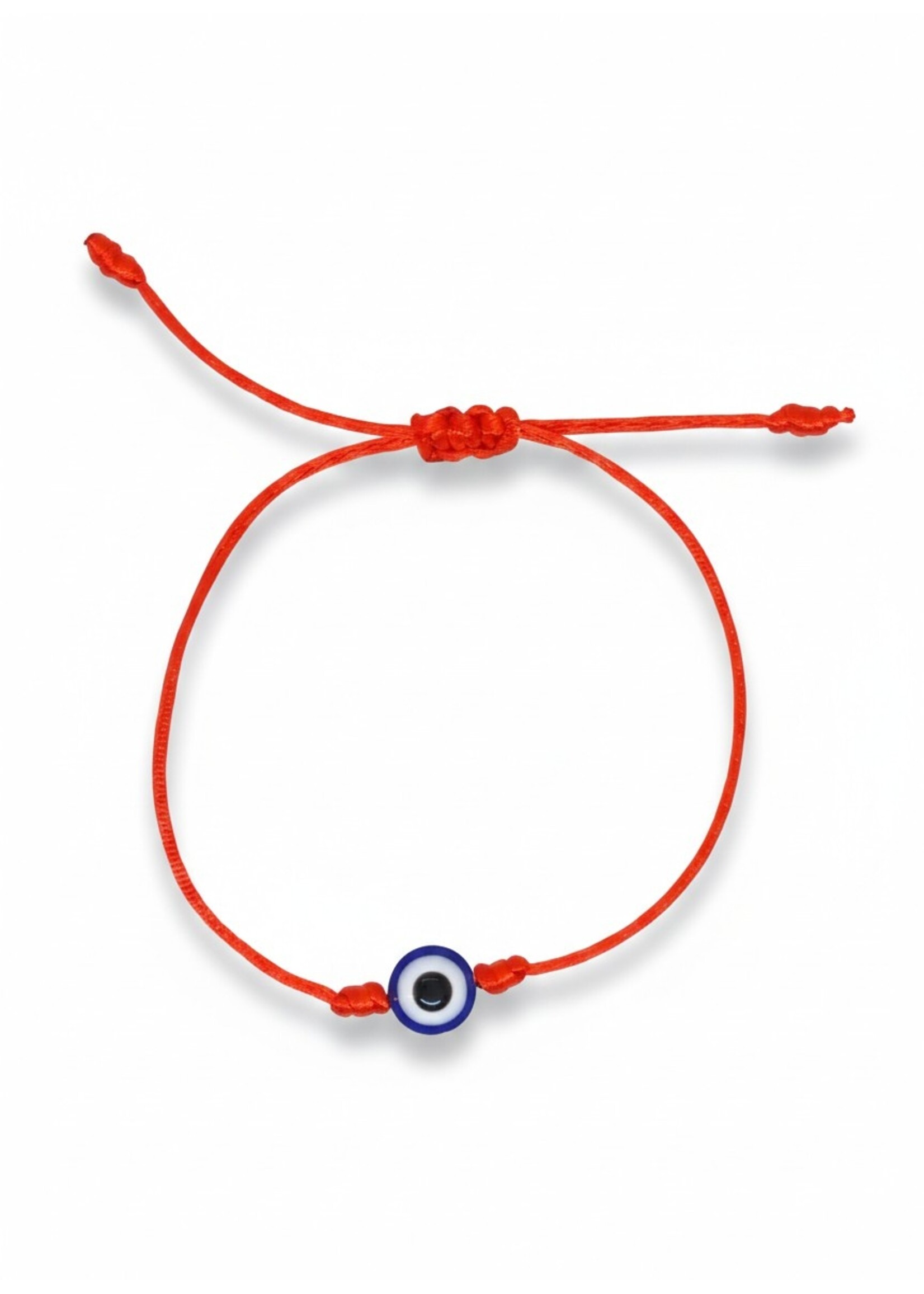 Tibetan Lucky Red String Bracelet with Eye Symbol adjustable