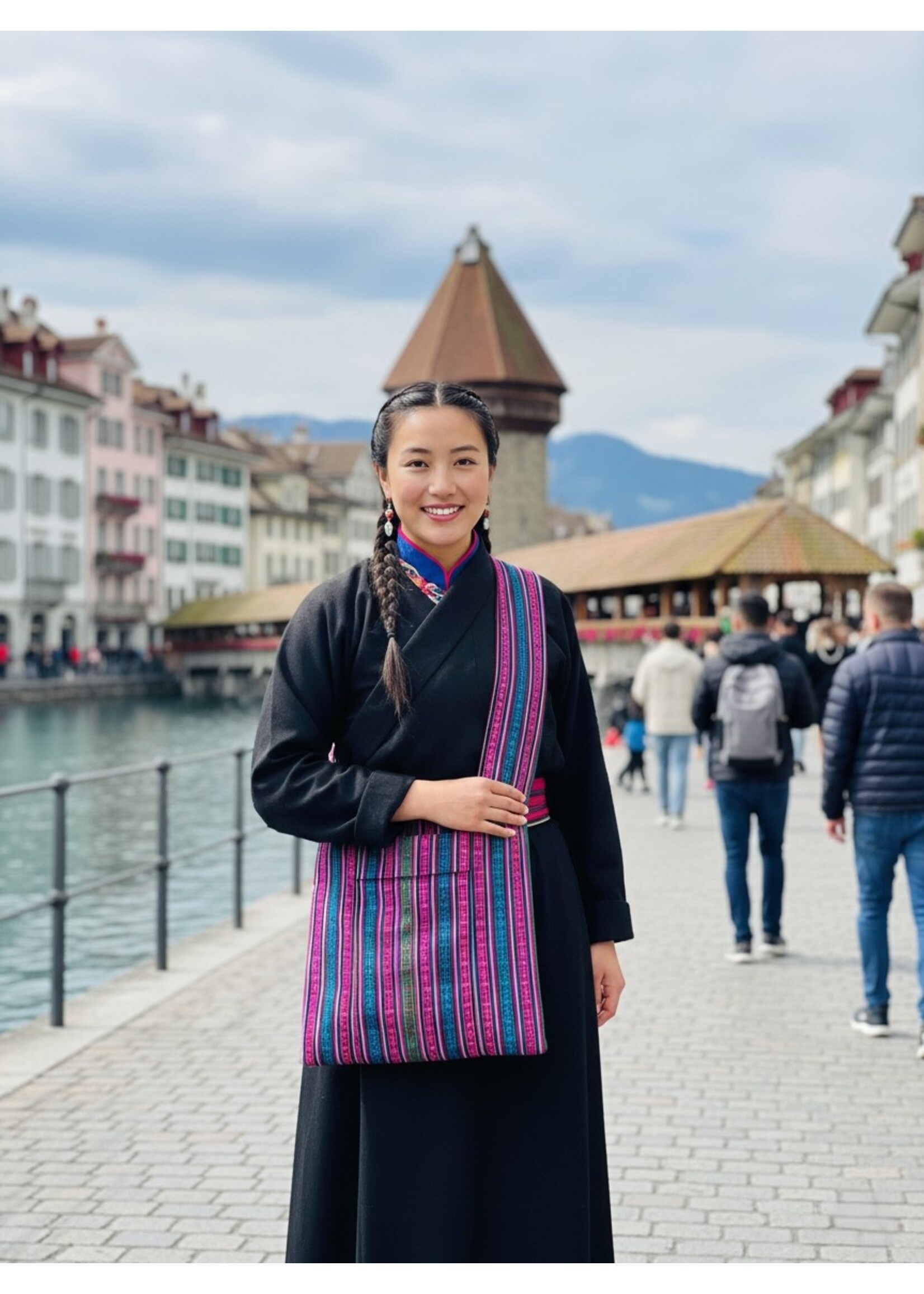 Borsa a tracolla tibetana