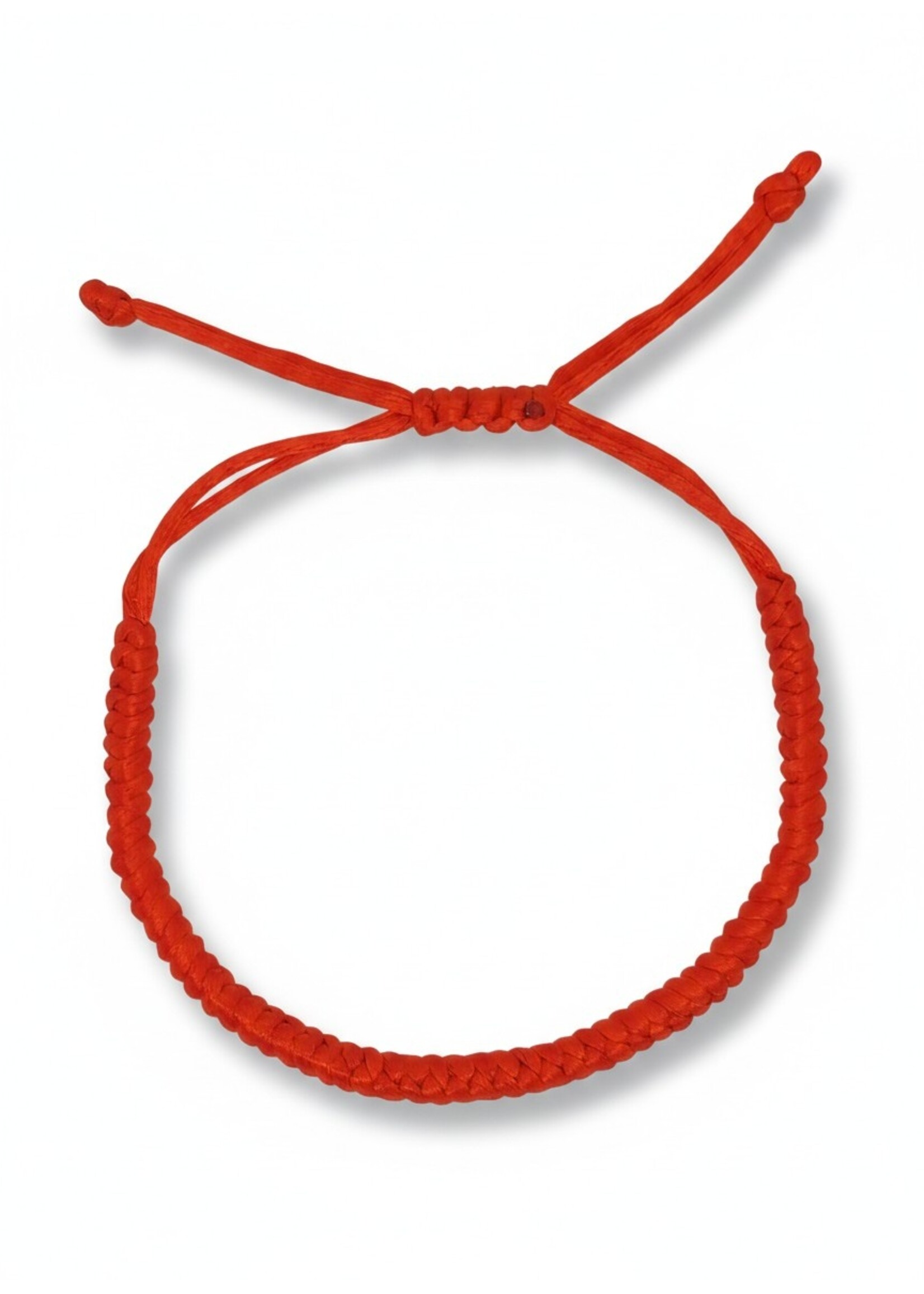 Tibetan Braided Lucky Bracelet Red adjustable