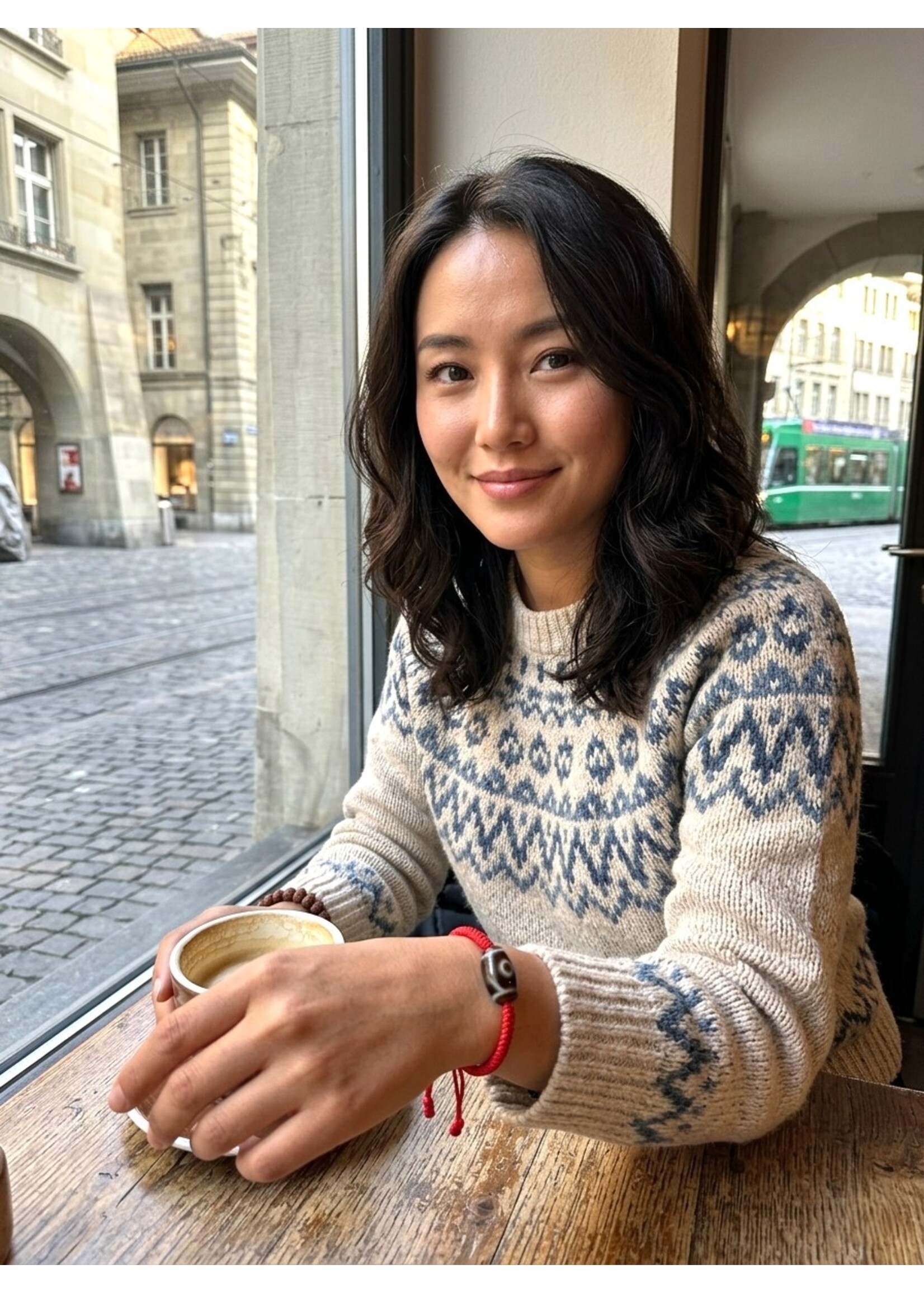 Tibetan Lucky Red Bracelet Dzi Bead Hand-Braided
