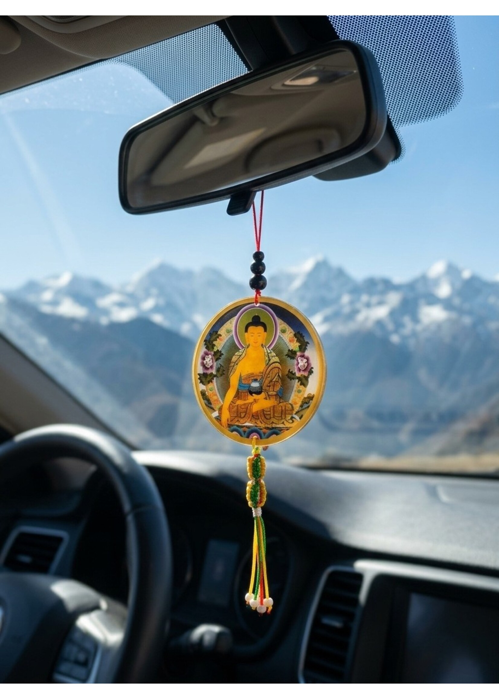 Autospiegel- / Schlüsselanhänger Buddha Shakyamuni