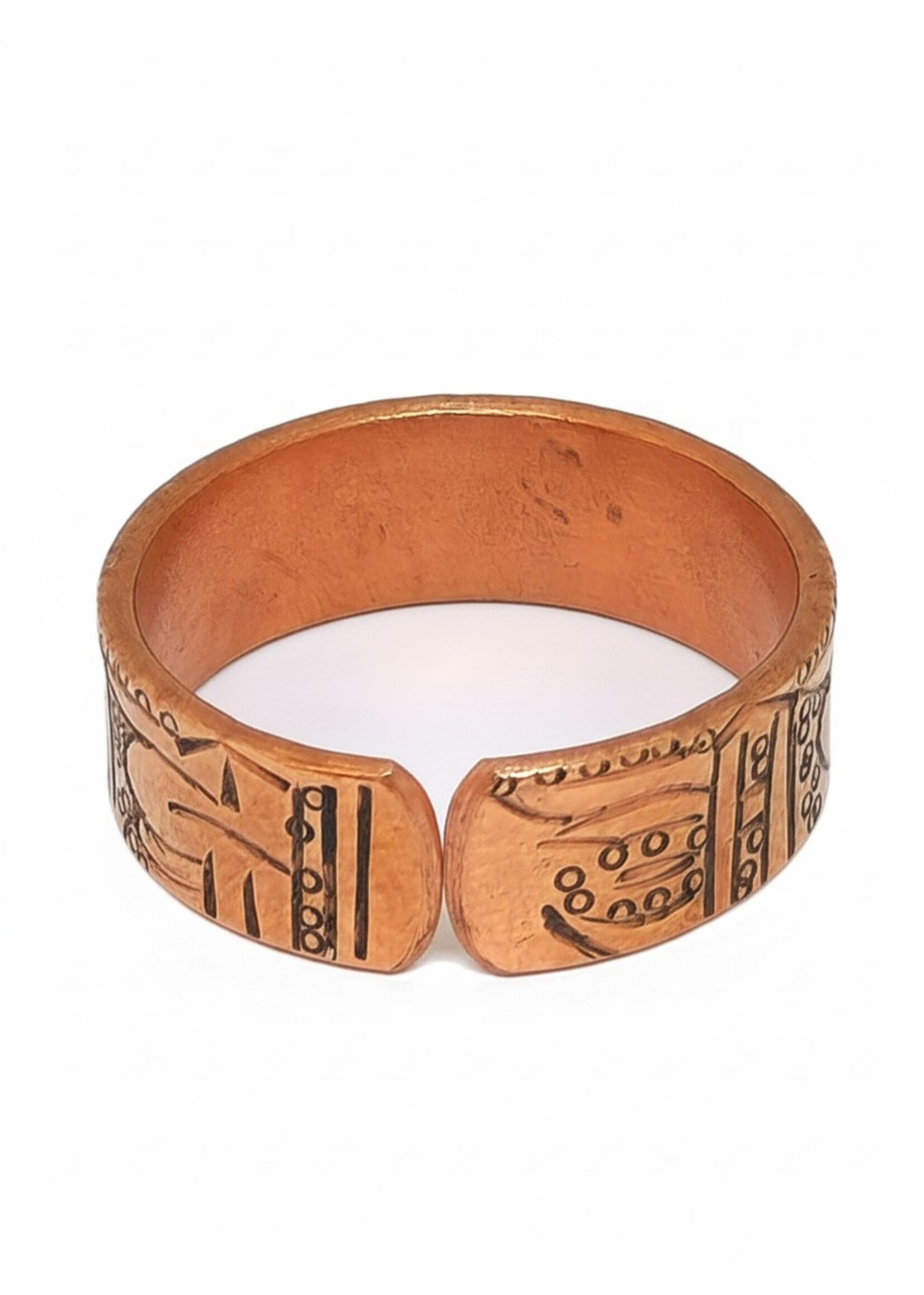 Tibetan Mantra Finger Ring "Om Mani Padme Hum" Sanskrit