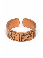 Anello da dito con mantra tibetano "Om Mani Padme Hum" Sanscrito