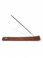 Incense Stick Holder Wood with Buddha and Stars