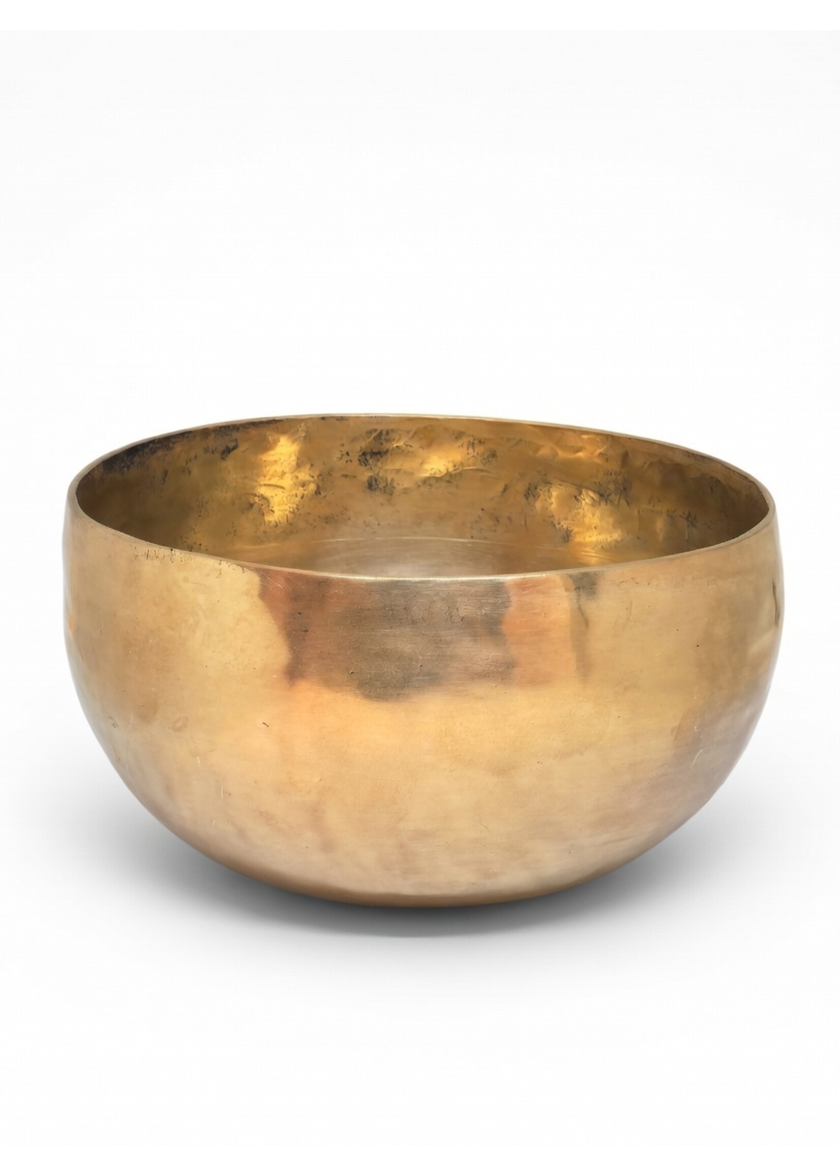 Campana tibetana Kopre, 5 metalli, martellata a mano, Ø 17cm, 790g