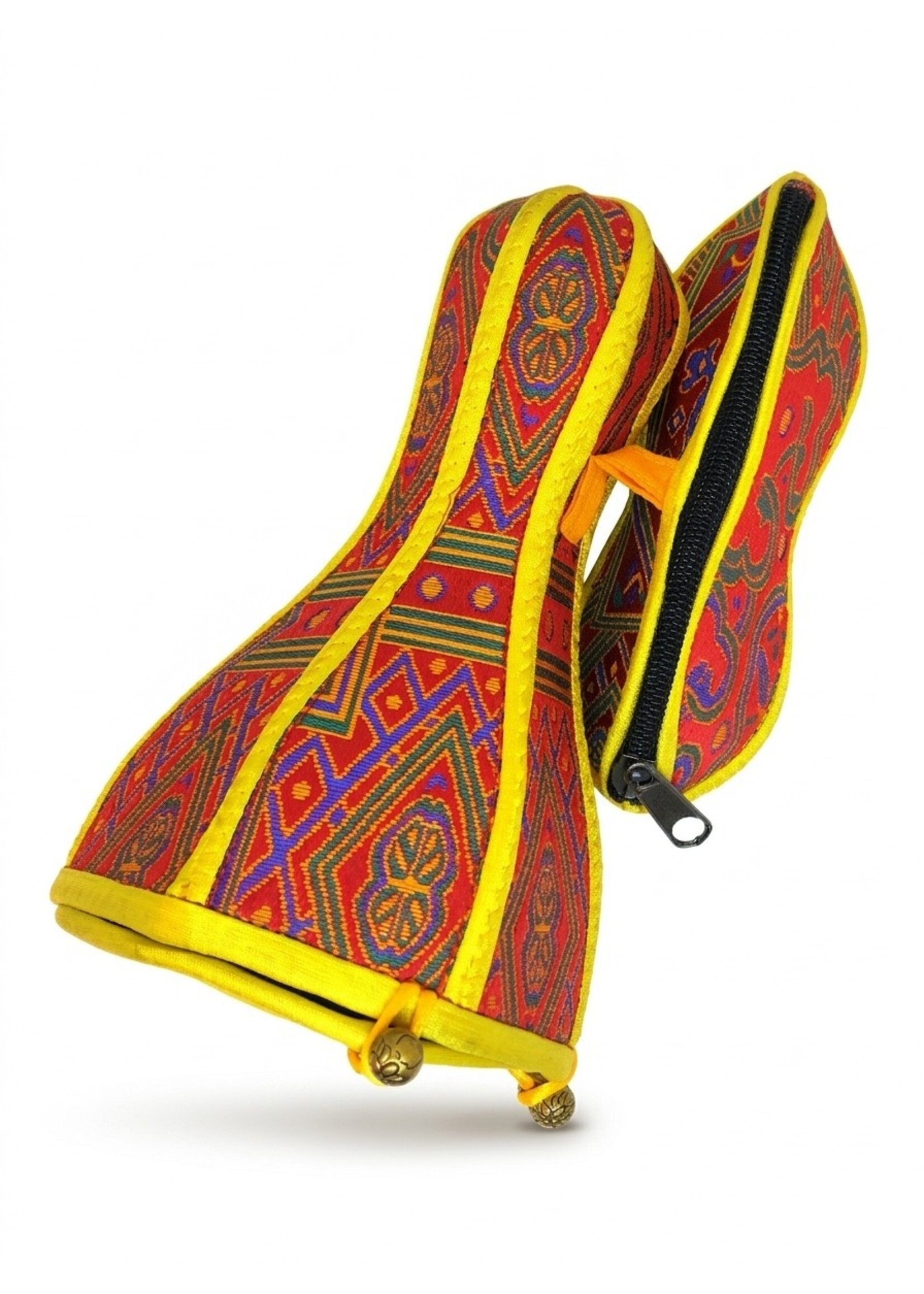 Tibetan Bell and Dorje Cover, Brocade, Handcrafted Nepal