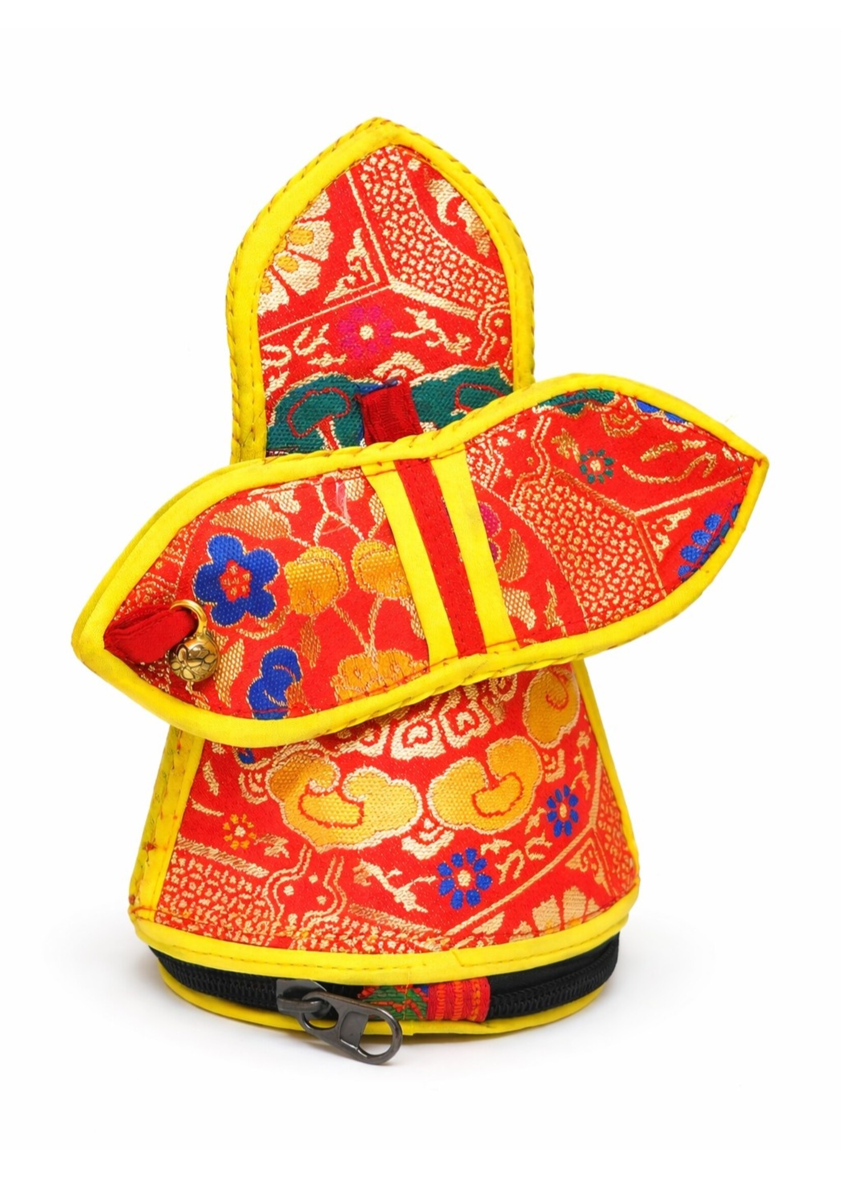 Tibetan Bell and Dorje Cover with Zipper, Brocade