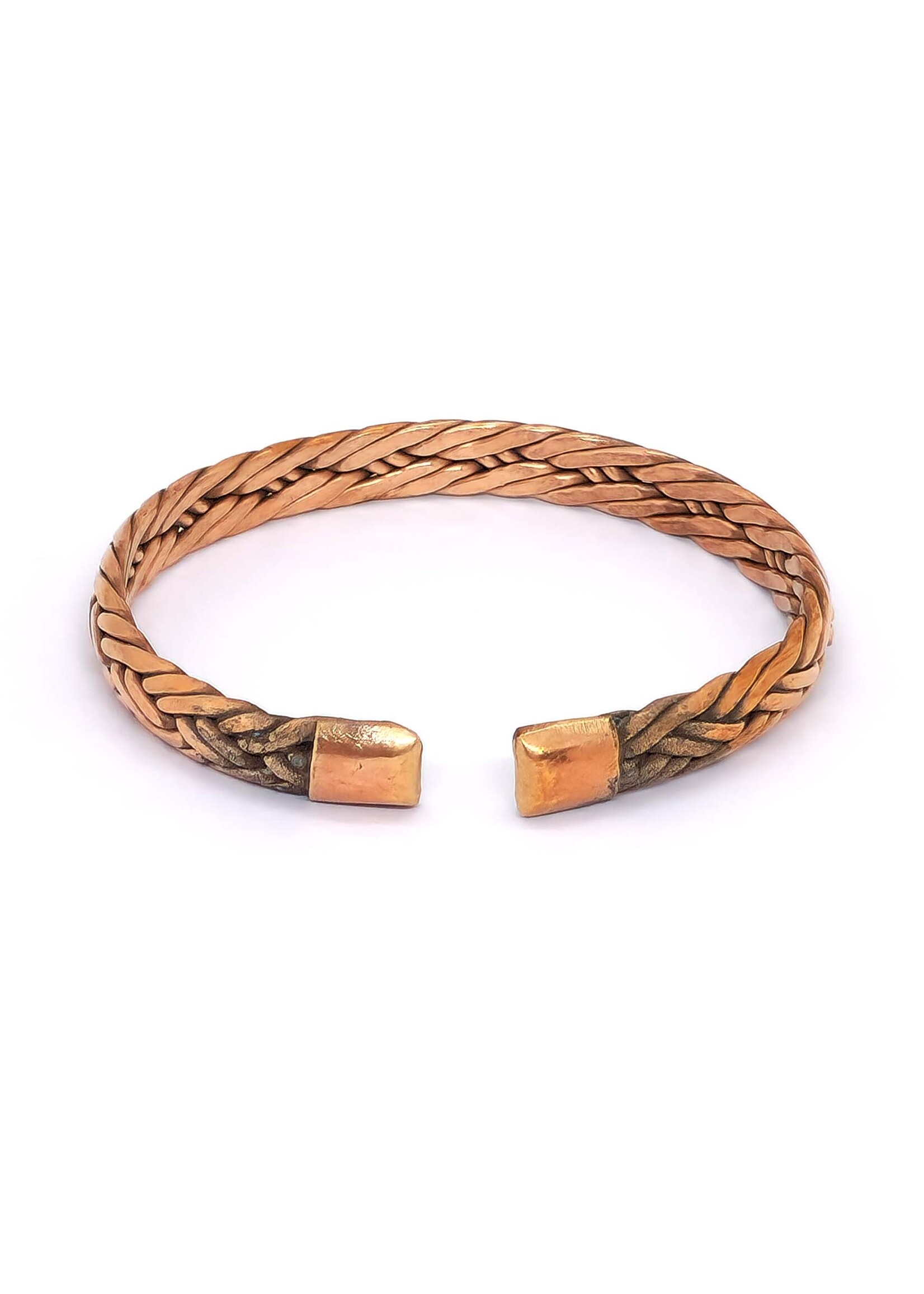 Braided Tibetan Copper Bangle