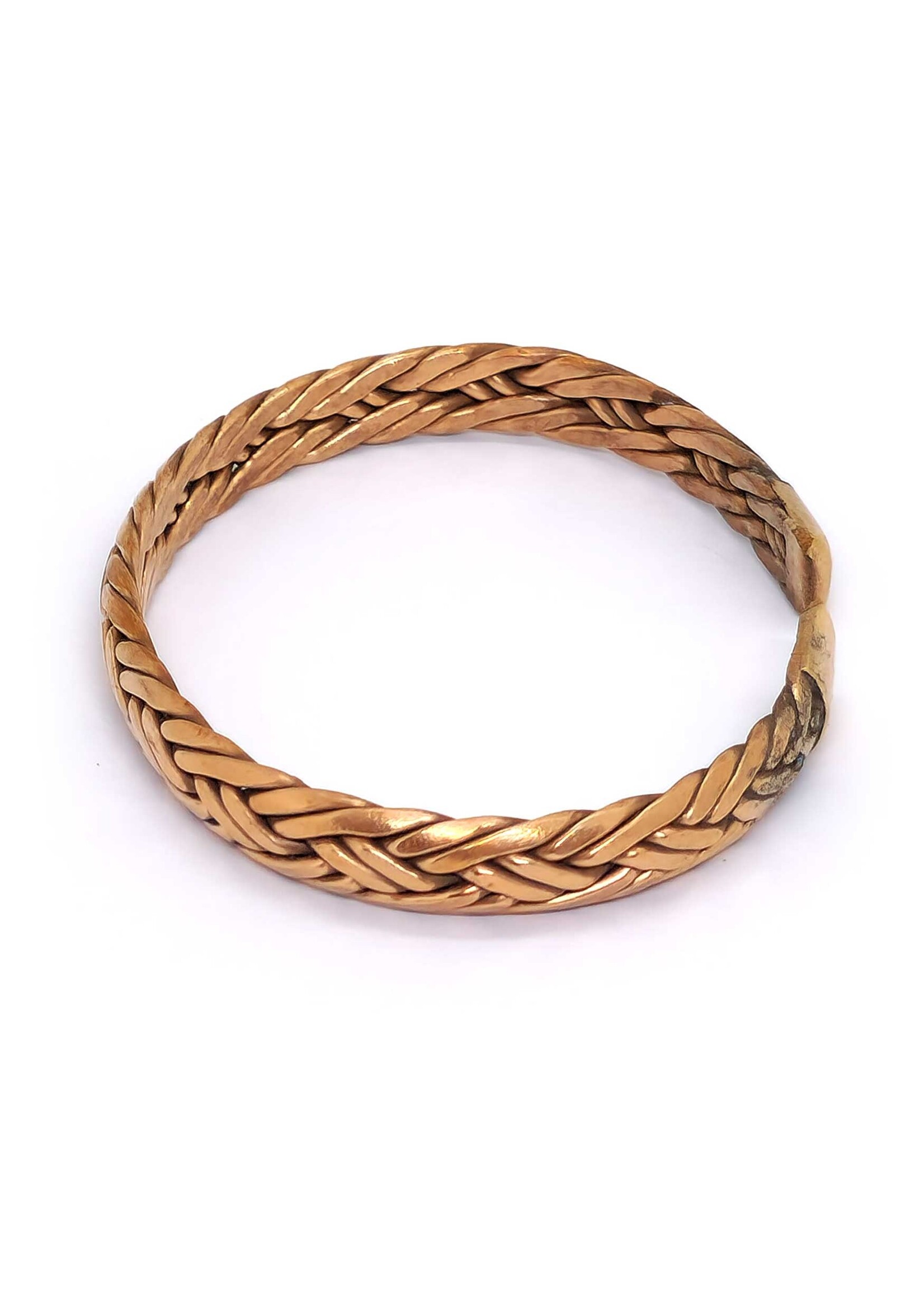 Braided Tibetan Copper Bangle