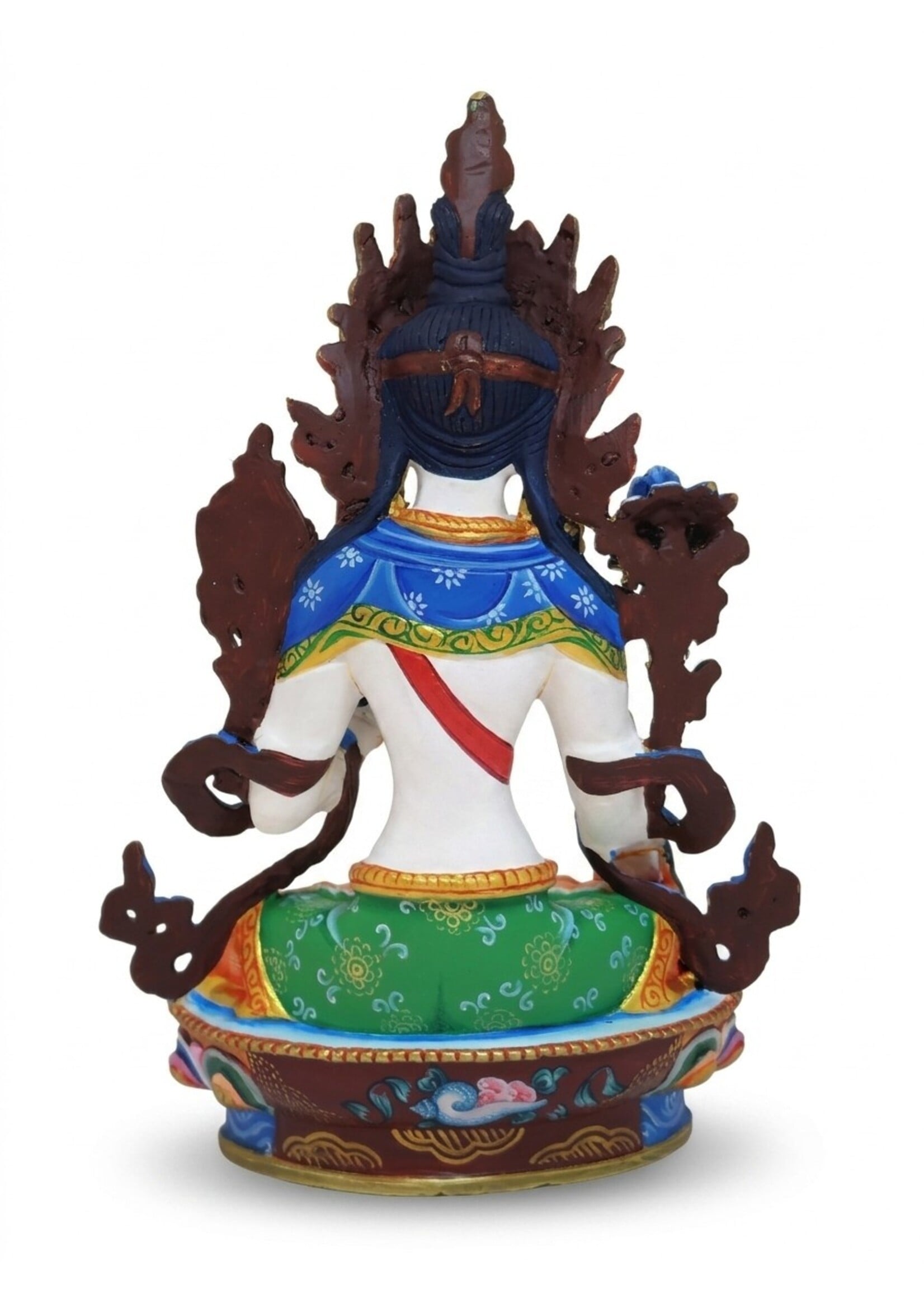 White Tara Statue, Hand-Painted