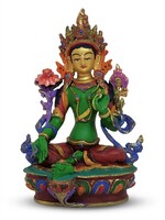 Statue de Tara Verte, peinte à la main
