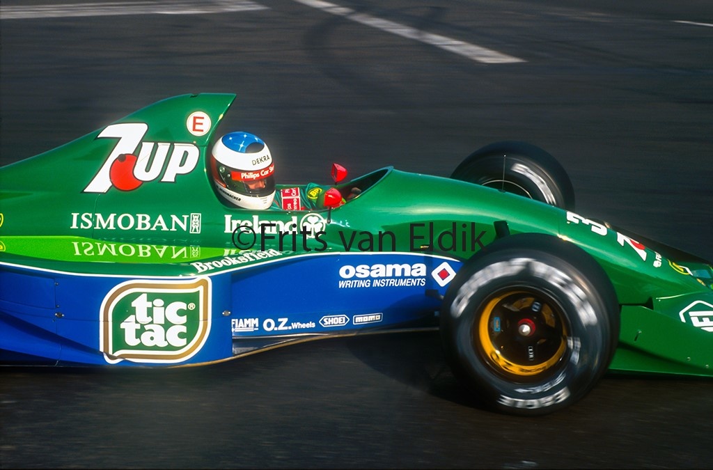 ★☆ 新品！F1 LEGENDS F1 Grand Prix 1991 The Ex-Michael Scumacher 1991 Jordan-Ford F1 Race Car in Photos