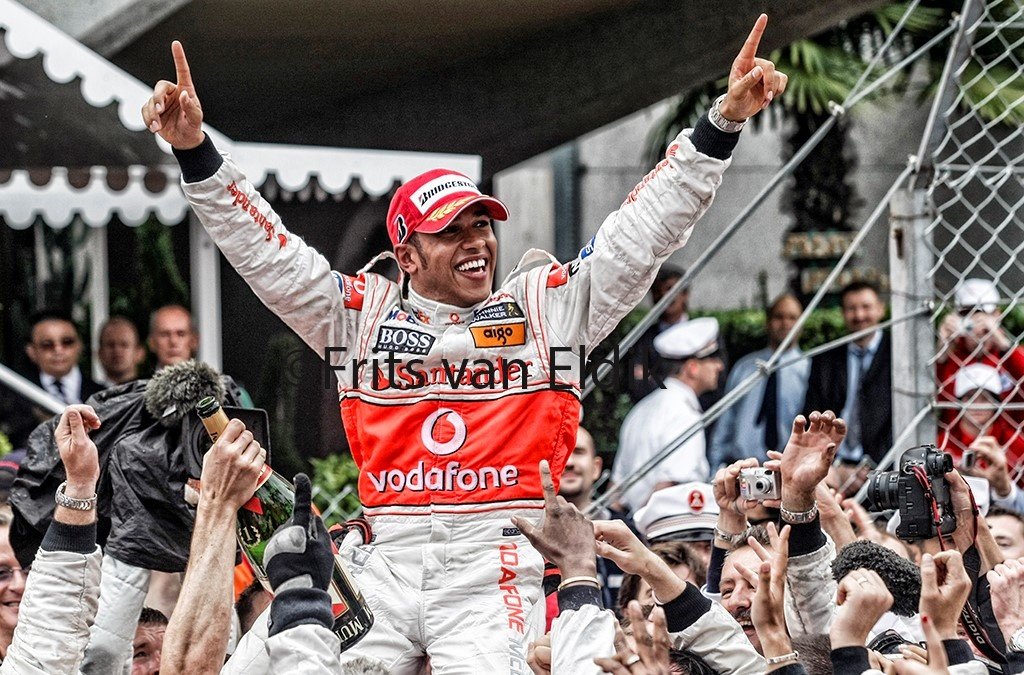 Inside the Archives F1  - Monaco GP 2008 - Lewis Hamilton - Mc Laren   - put your hands up in the air