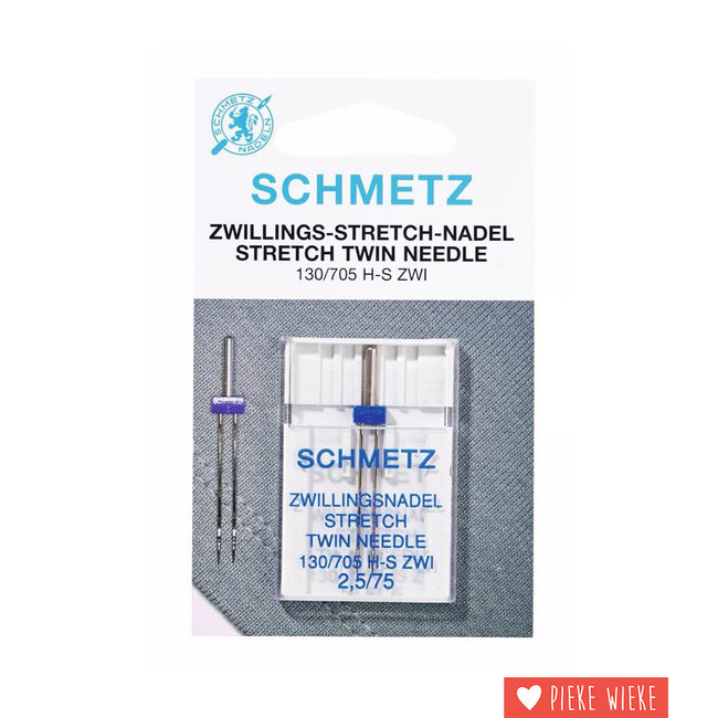 Schmetz Machinenaalden tweelingnaald stretch 2,5/75