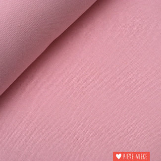 Canvas katoen uni Blossom pink