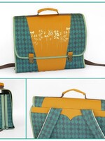 Zipper zoo Mix 'n match Boekentas | Patroon