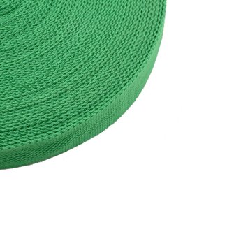 Clearance Webbing Grass green - per meter