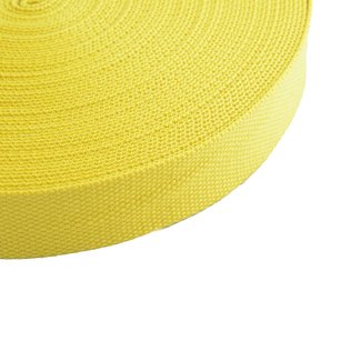 Clearance Webbing Uni Lemon - per meter