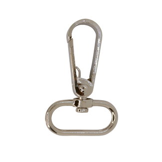 Clearance Flat swivel hook Nickel (2 pcs)