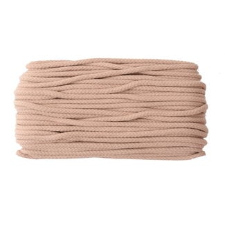 Clearance Cotton cord Latte - per 5 meter