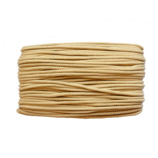 Clearance Cotton cord Mustard - per 5 meter