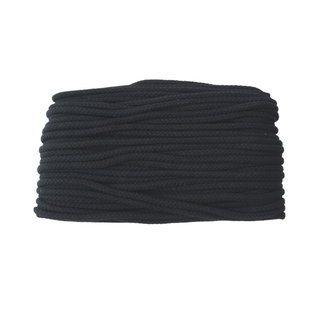 Clearance Cotton cord Black - per 5m