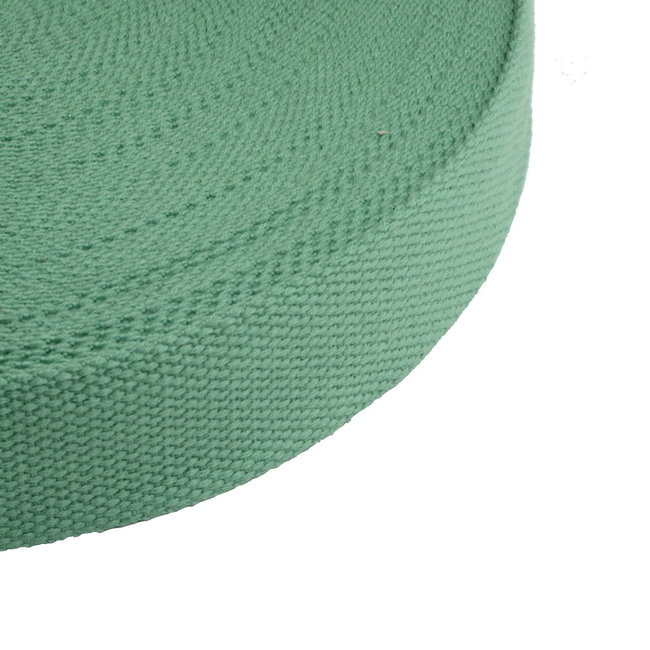 Katoenen tassenband Uni Zacht groen
