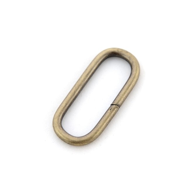 Rounded ring Basic Anti-brass (10 pcs)