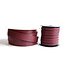 Webbing faux leather Cherry red 10mm