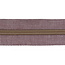 Nylon Zipper-by-the-yard Denim look Mauve with Anti-brass