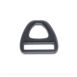 Clearance D-Ring Triangle Black nickel 25mm (2 pcs)
