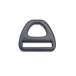 Clearance D-Ring Triangle Matt black 25mm (2 pcs)