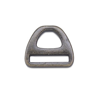 Clearance D-Ring Triangle Anti-brass 25mm (2 pcs)