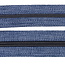 Nylon Zipper-by-the-yard Denim look Blue with Black