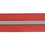 Spiraalrits-op-rol Rood met Zilver #5