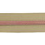 Nylon Zipper-by-the-yard Beige with Rose gold #5