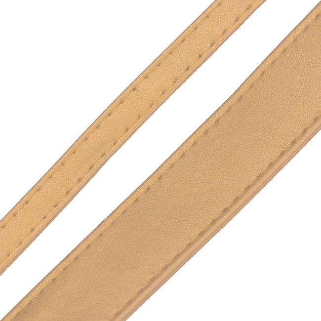 Bag strap faux leather Gold 10mm