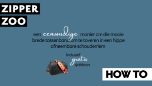 Eenvoudige manier om een hippe schouderriem te maken