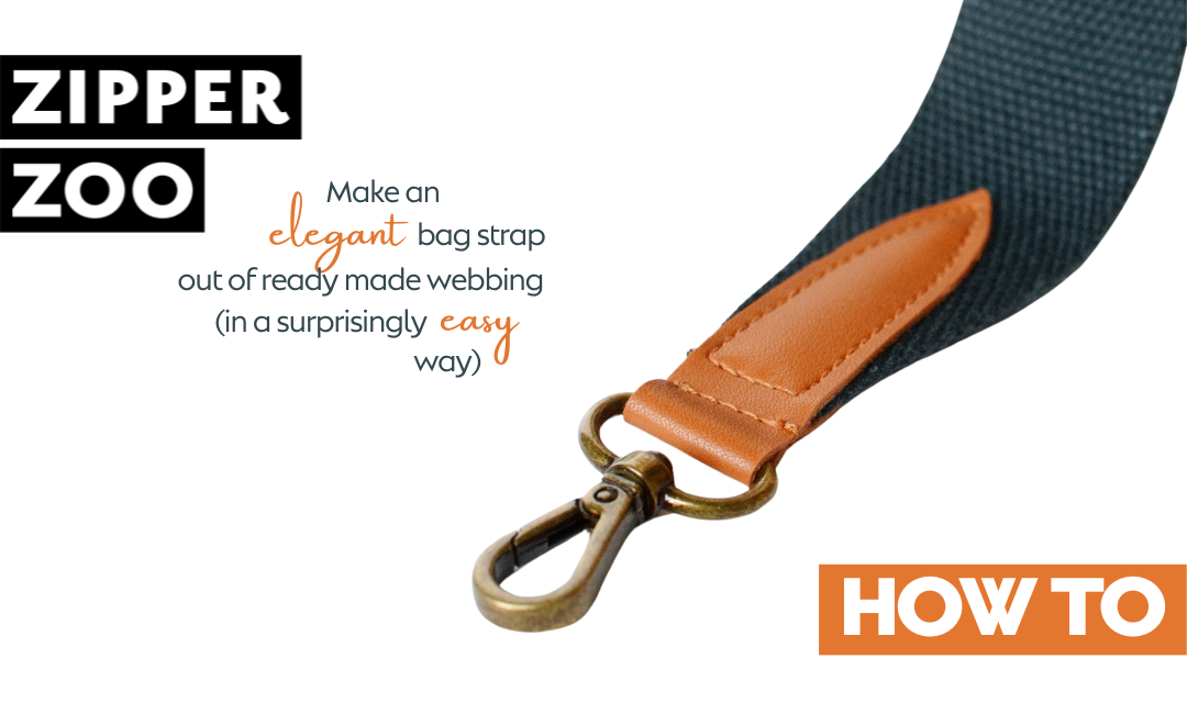 Another easy way to finish your bag strap