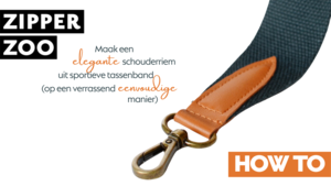 Geef je schouderriem uit tassenband een serieuze upgrade