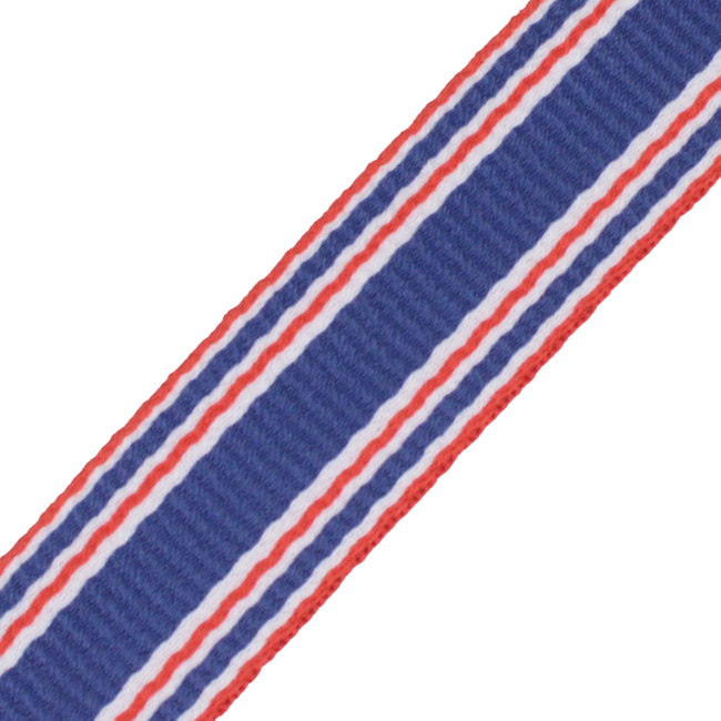 Webbing Striped Red-Blue 30mm