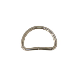 Clearance D-ring Nickel (10 pcs)