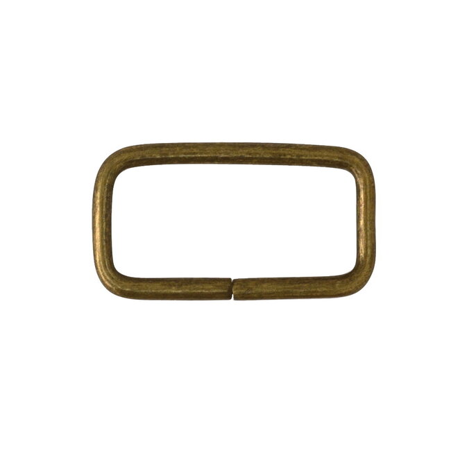 Clearance Rectangular ring Basic Anti-brass (10 pcs)