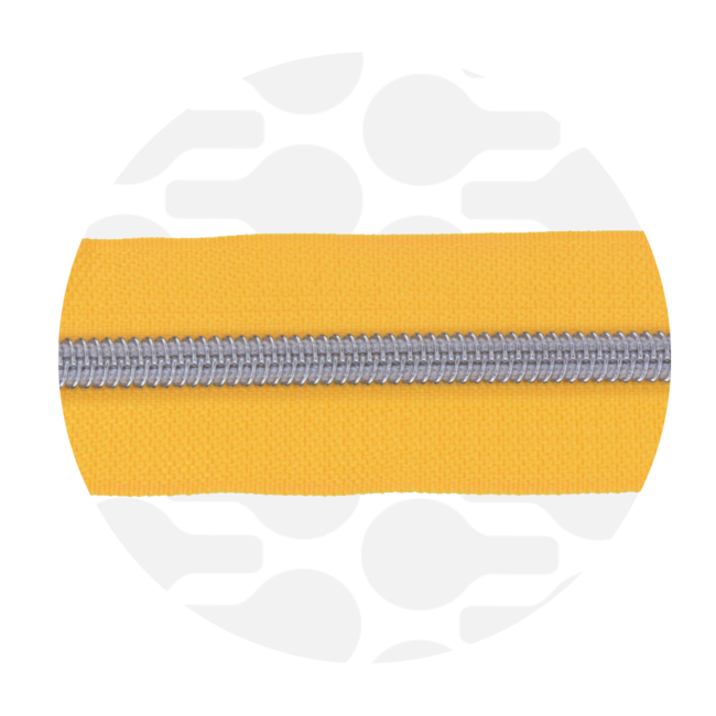 Warm yellow | Nylon coil zipper | #3 or #5