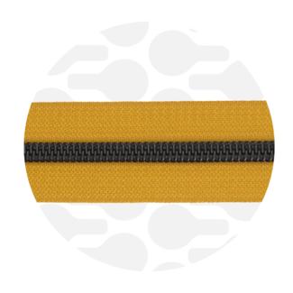 Zipper zoo Ochre | Nylon coil zipper