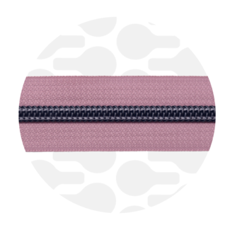 Zipper zoo Dusty pink | Nylon coil zipper