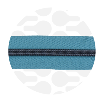 Zipper zoo Dark turquoise | Nylon coil zipper