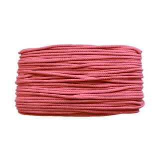 Clearance Cotton cord Raspberry - per 5 meter